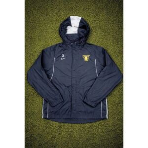 Vintage Y2K Nike Team Dri-Fit Black Full Zip Hooded Windbreaker Jacket Men’s M